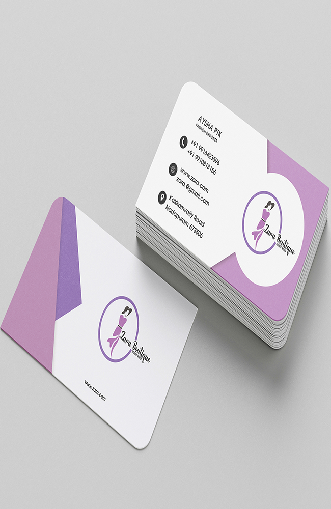 work visiting card